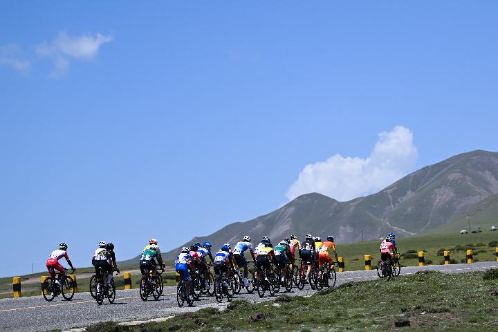 自行車——環青海湖國際公路賽第三賽段賽況